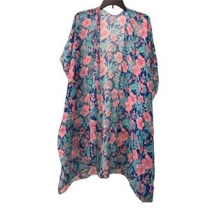 Kimono Floral Swimsuit Coverup 